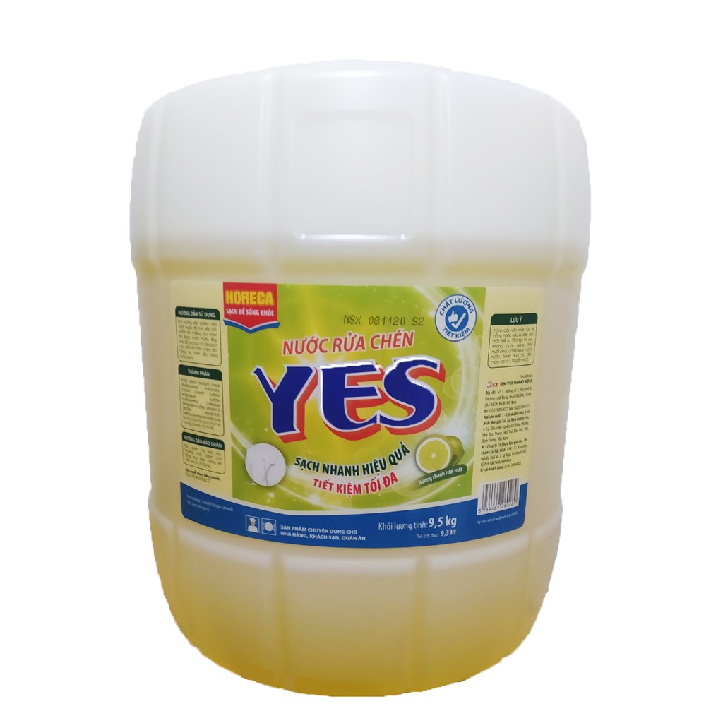 Nước rửa chén Yes 9.5kg