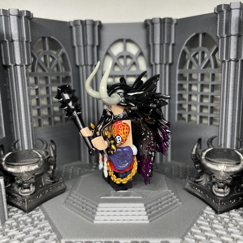 Custom lego: mô hình lắp ghép nhân vật Kaido - đảo hải tặc onepiece