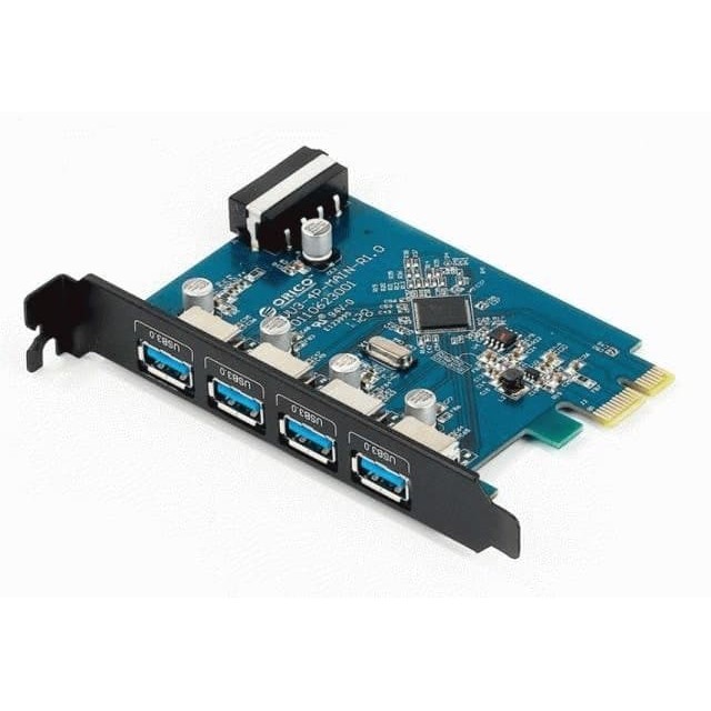 Orico Card Chuyển Đổi 4 Cổng Usb 3.0 Pci-e Pvu3-4p - Thẻ