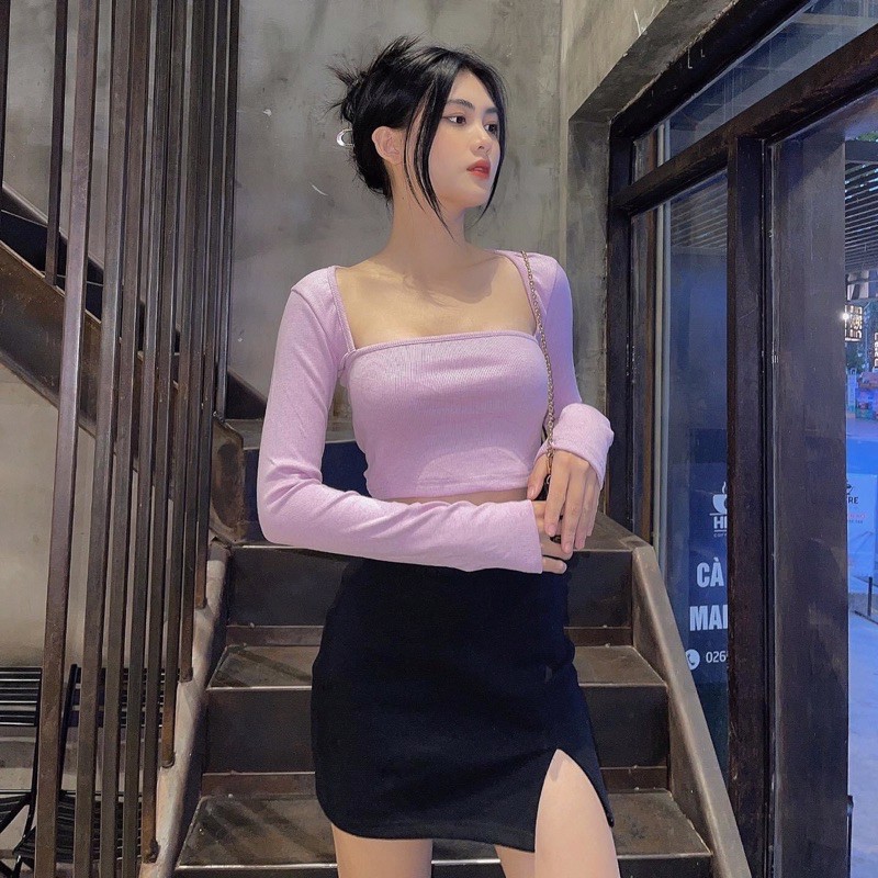 Cổ Vuông Khoét Nách TD