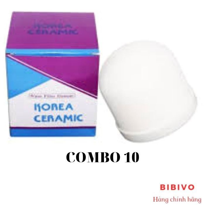 Combo 10 sứ lọc nước - nấm sứ Korea ceramic - linh kiện lọc nước