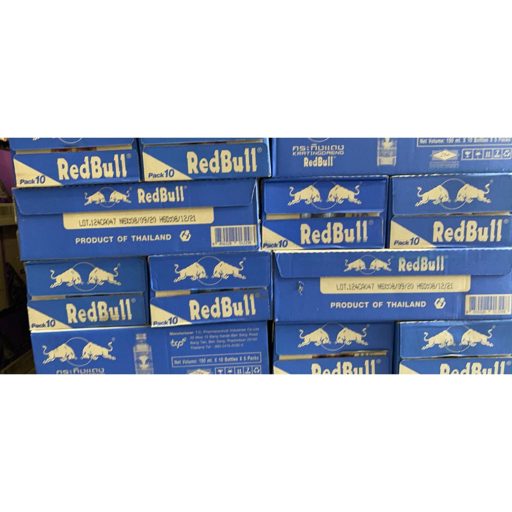Nước Tăng Lực Red Bull Thái Lan (150ml x 10 chai)
