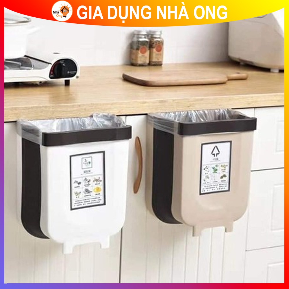 [SIÊU RẺ] Thùng rác gấp gọn thông minh