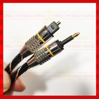 Dây cáp quang âm thanh optical mini Toslink SPDIF 3.5mm Mibox