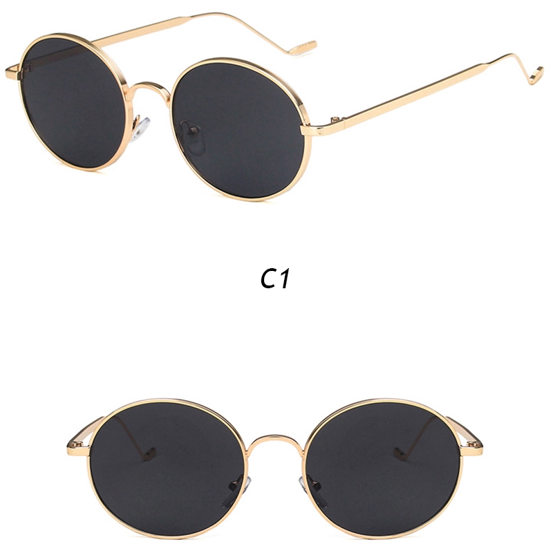 Kính Mát Gọng Elip Chống Tia Uv Thời Trang Hàn Quốc