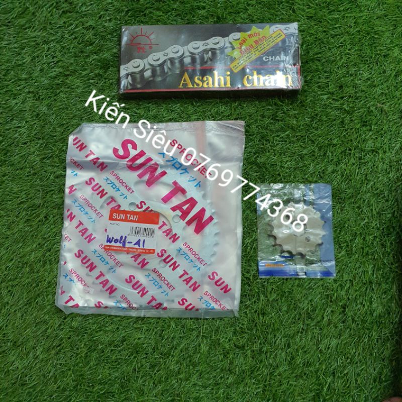 Nhông sên dĩa Wolf 125, nhông xích dĩa Wolf 125