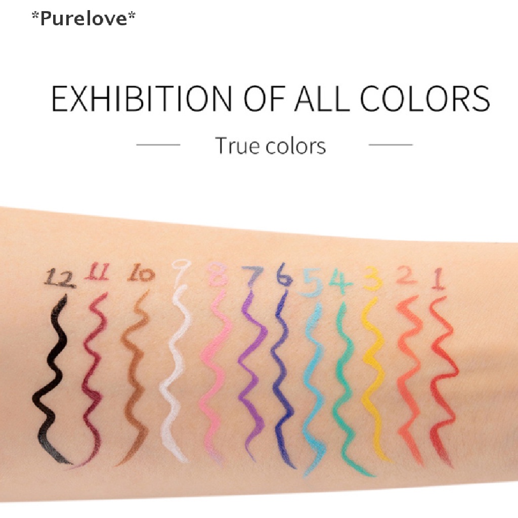 Bút Kẻ Mắt Dạng Lỏng 11 Màu Tùy Chọn Chống Nước Tiện Dụng