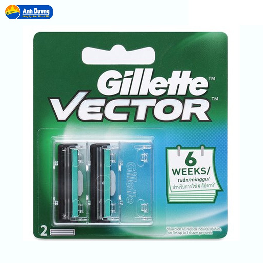 Lưỡi Dạo Cạo Râu 1 Vỉ 2 Lưỡi