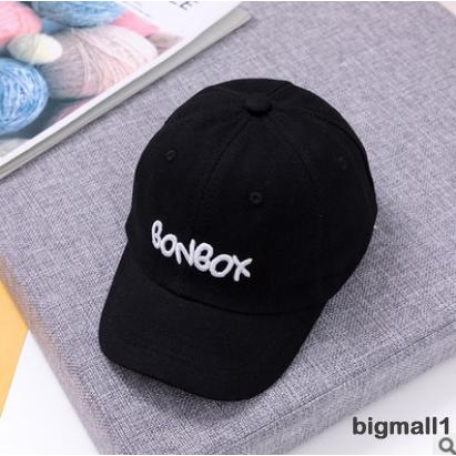 BღBღBaseball Cap Plain Kids Boys Strapback Solid Hats Polo Style Hook-N-Loop New