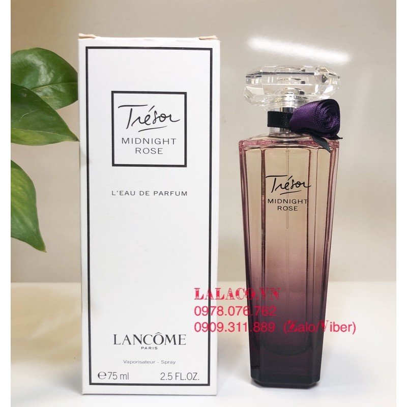 [Mã 159FMCGSALE giảm 8% đơn 500K] [Tester] Nước hoa Nữ Lancome Tresor Midnight Rose EDP 75ml - Hàng Pháp