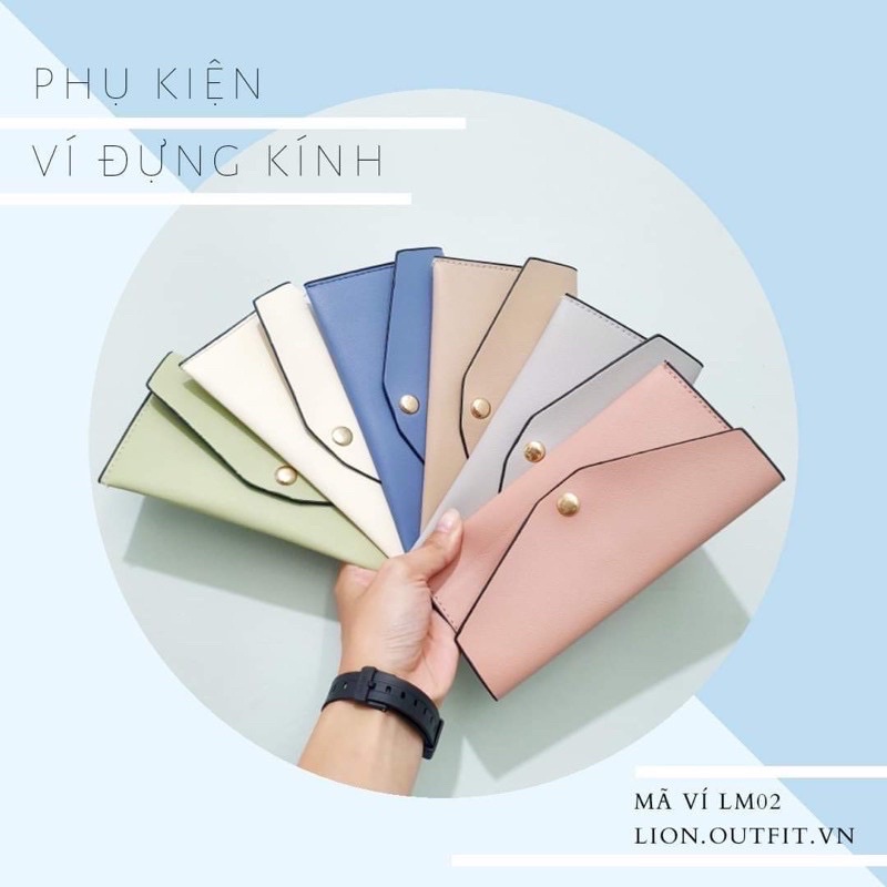 Ví đựng kính model thời trang, kính cận, viễn,...túi da