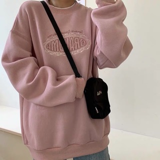 Áo hoddie hồng đáng yêu