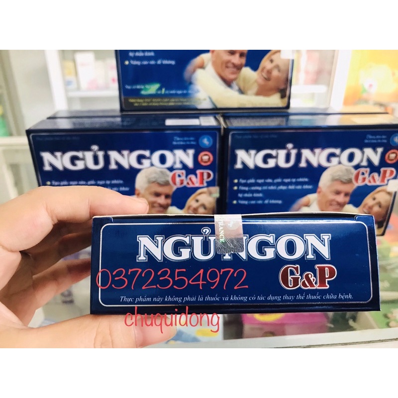 Ngủ ngon gp, Ngủ ngon g&p hỗ trợ giấc ngủ sâu hộp 30viên