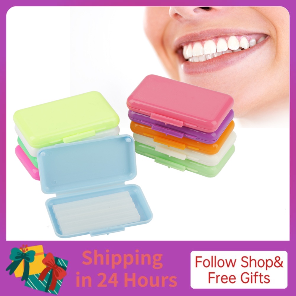10 Box Dental Flavoured Relief Ortho Wax Brace Fruit Scent Gum Irritation Set