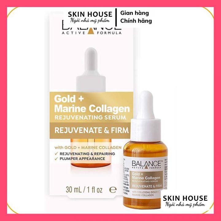 Tinh chất Balance Gold Marine Collagen - Serum Balance Gold Marine Collagen Dưỡng Căng Bóng Da, Ngừa Lão Hóa 30ml | BigBuy360 - bigbuy360.vn