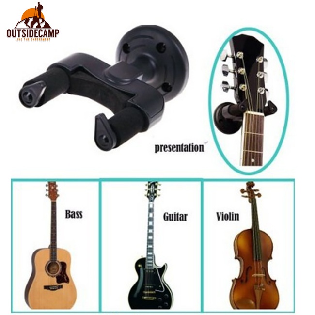 Giá Đỡ Đàn Guitar Bass Violin Banjo Gắn Tường Tiện Dụng