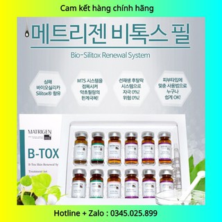 Thay Da Sinh Học Bằng Tảo Silic Matrigen B-TOX PEEL-Loại 4 Màu Dùng Cho Cá Nhân Tại Nhà