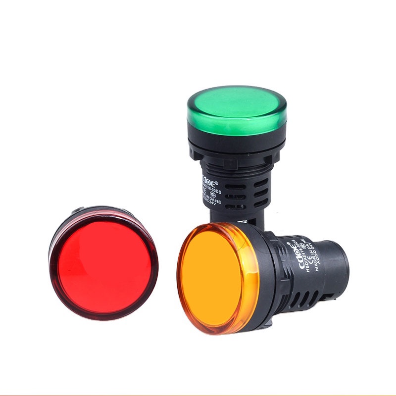 Đèn LED xi nhan JIASHI 220V 12V 24V 380V 22mm chất lượng cao