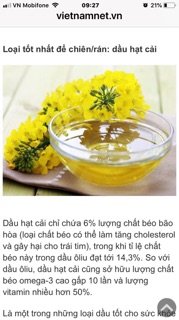 Dầu hoa cải(hay  hạt cải)