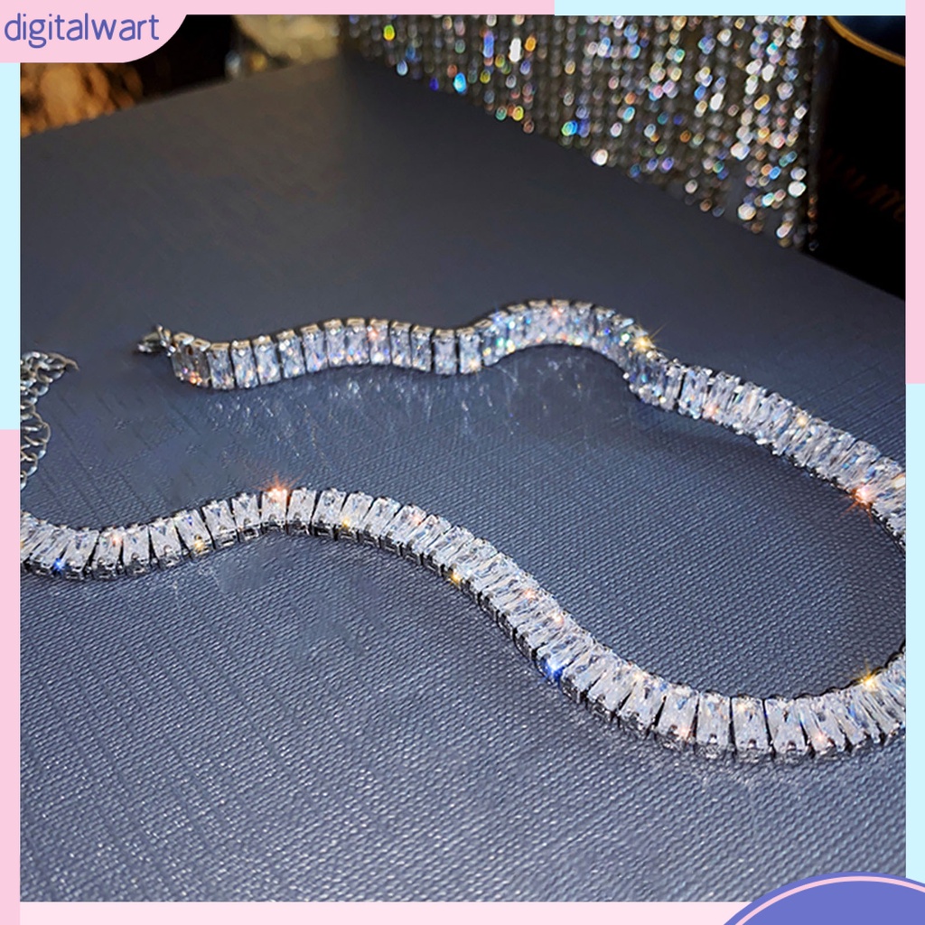 Vòng Cổ Choker Đính Đá Kiểu Dáng Đơn Giản Sang Trọng Dành Cho Nữ