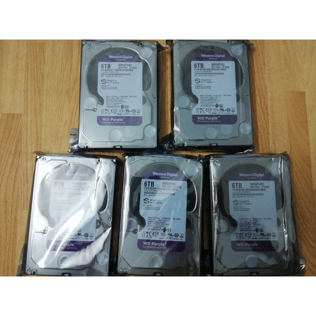 Ổ cứng 6TB Purple, chuyên dụng chạy 24/24 | BigBuy360 - bigbuy360.vn