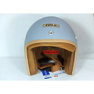 Mũ bảo hiểm 3/4 đầu FIFA cao cấp chính hãng bảo hành 24 tháng[ Bao Đập]
