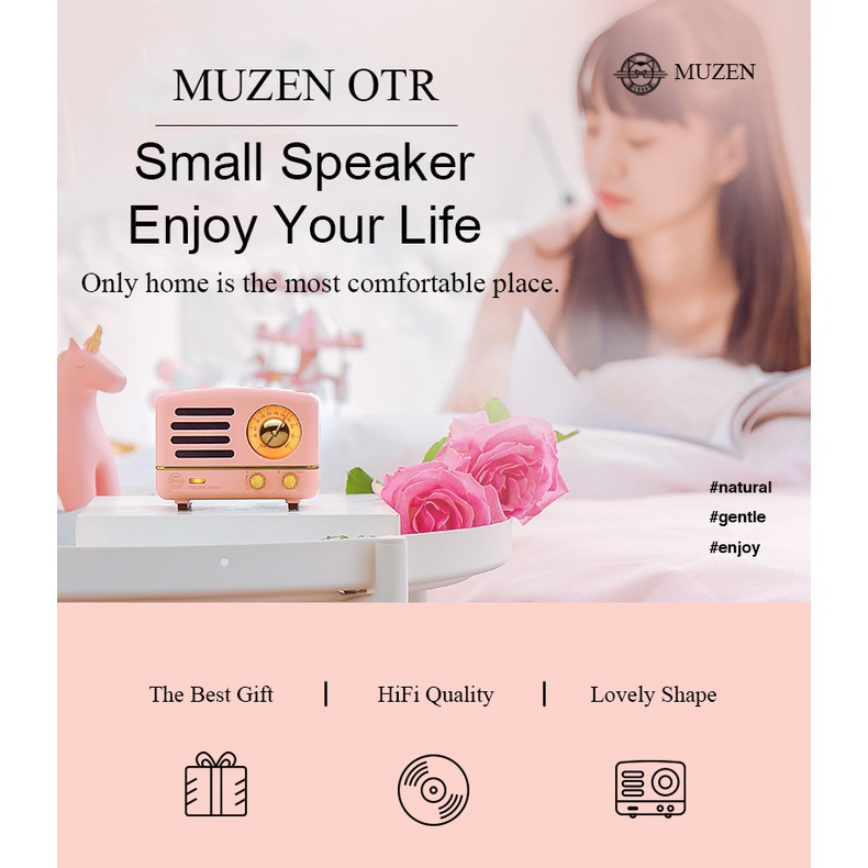 Loa Bluetooth di động MUZEN OTR Metal SE