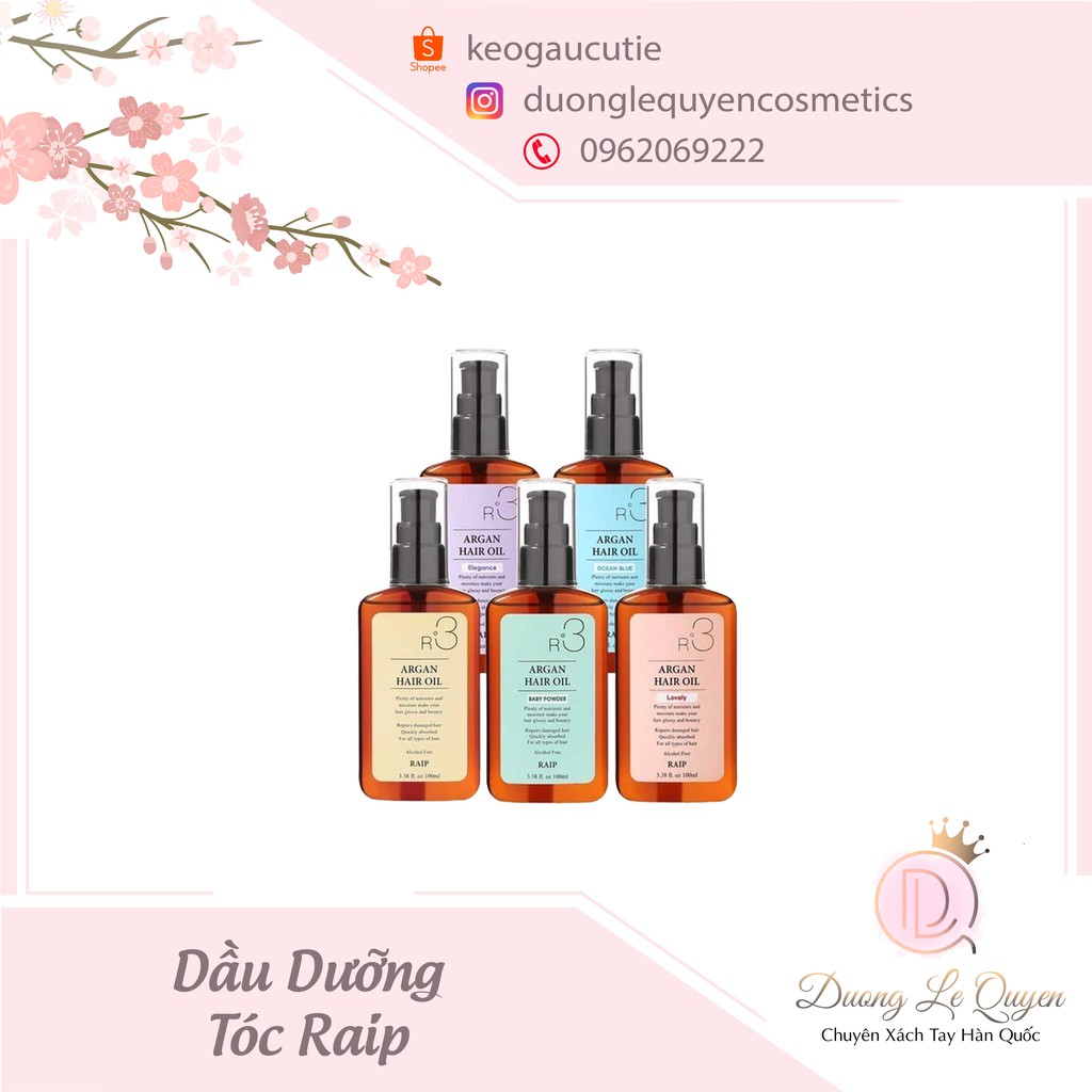 Dầu dưỡng tóc Raip