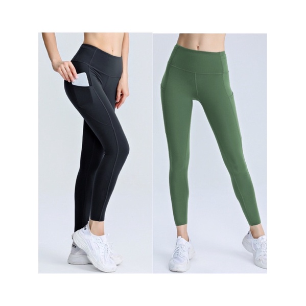Quần dài tập gym,yoga (có túi) nữ dễ thương