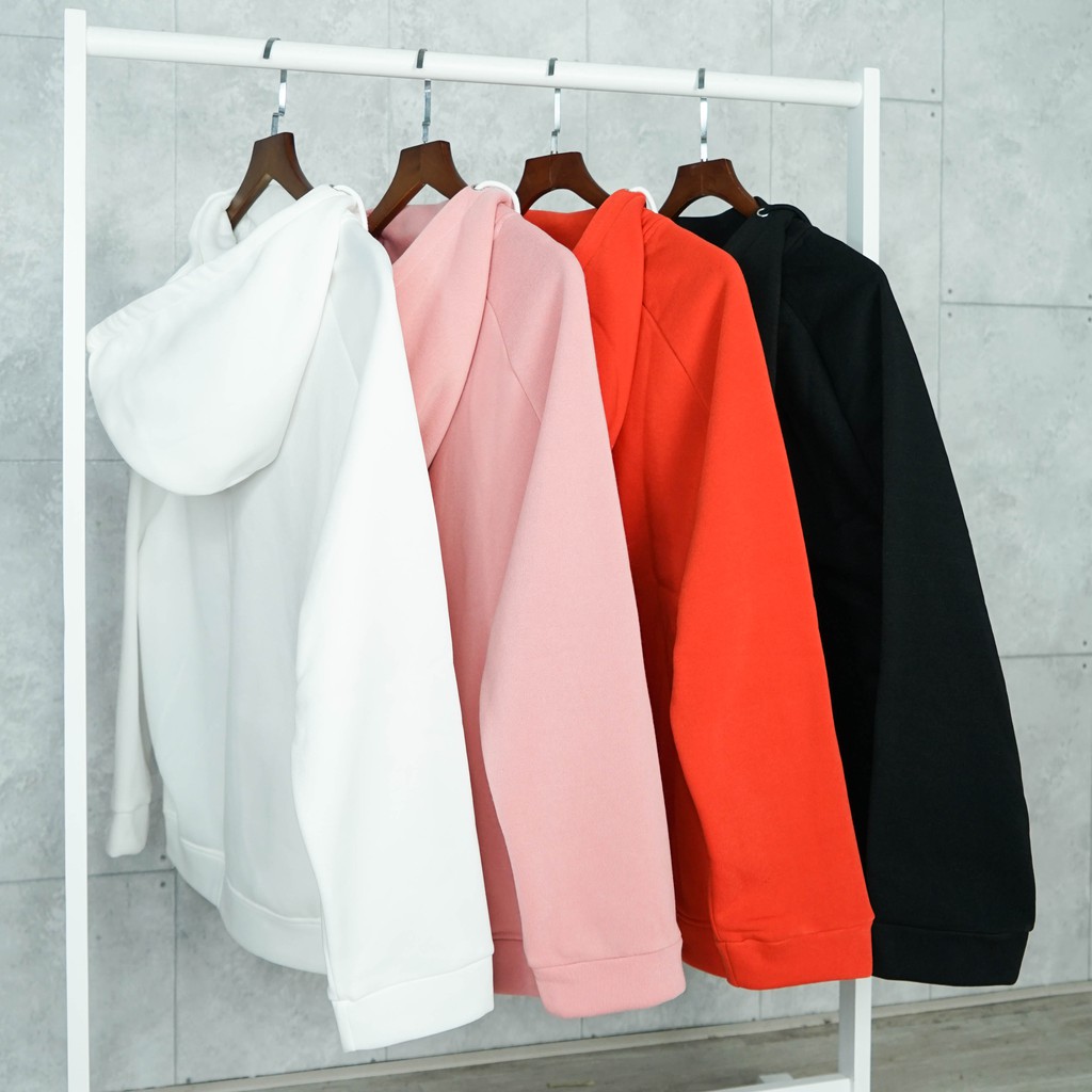 Áo mũ HOODIE CAO CỔ Unisex N7 form rộng nhiều màu nỉ bông trơn cặp đôi nam nữ Oversize Ulzzang thu đông phong cách | BigBuy360 - bigbuy360.vn