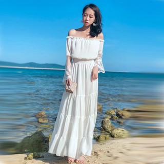 Đầm Maxi sát nách thiết kế xẻ quyến rũ