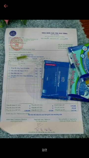 Giấy thấm dầu mayan oil control paper 100 tờ | BigBuy360 - bigbuy360.vn