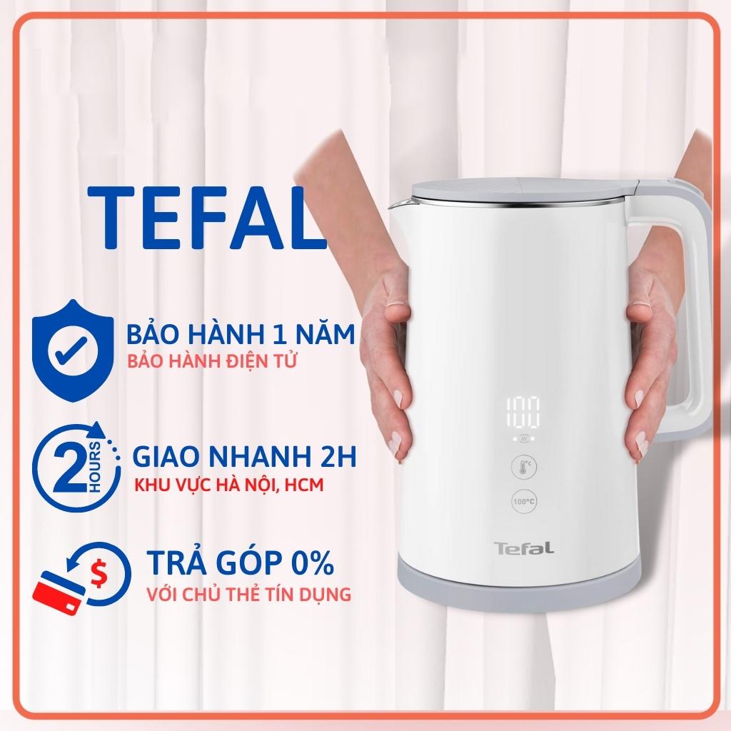 Ấm siêu tốc TEFAL KO6931 1,5L có điều chỉnh nhiệt độ vỏ ngoài cách nhiệt an toàn