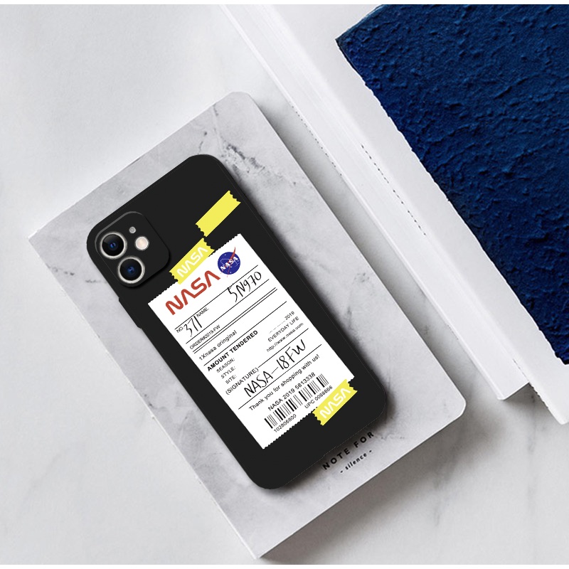 Thời Trang Ốp Điện Thoại Silicon Mềm Hình nasa Cho iphone 12 13 mini 11 14 pro xs max 6s 7 8 plus x xr