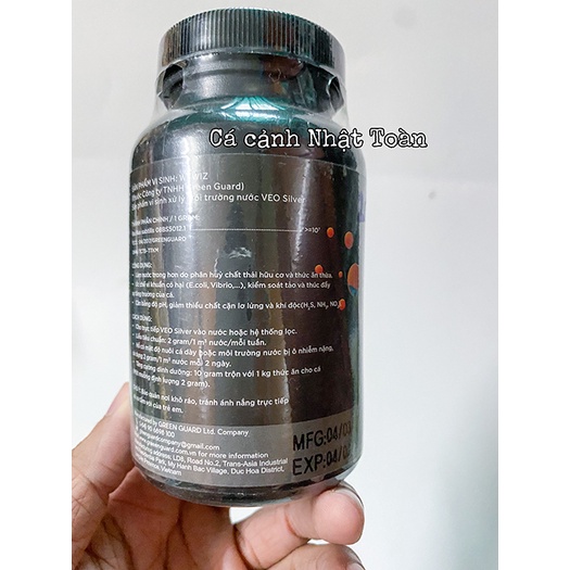 MEN VI SINH WAWIZ VEO SLIVER 150G XỬ LÝ NƯỚC HỒ CÁ