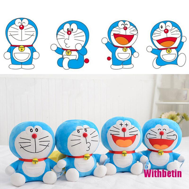 1 Búp Bê Nhồi Bông Đồ Chơi Hình Doraemon Đáng Yêu