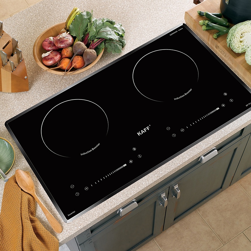 Bếp từ đôi cảm ứng KAFF KF-FL101II - HÀNG NHẬP MALAYSIA + TẶNG Máy hút mùi bếp