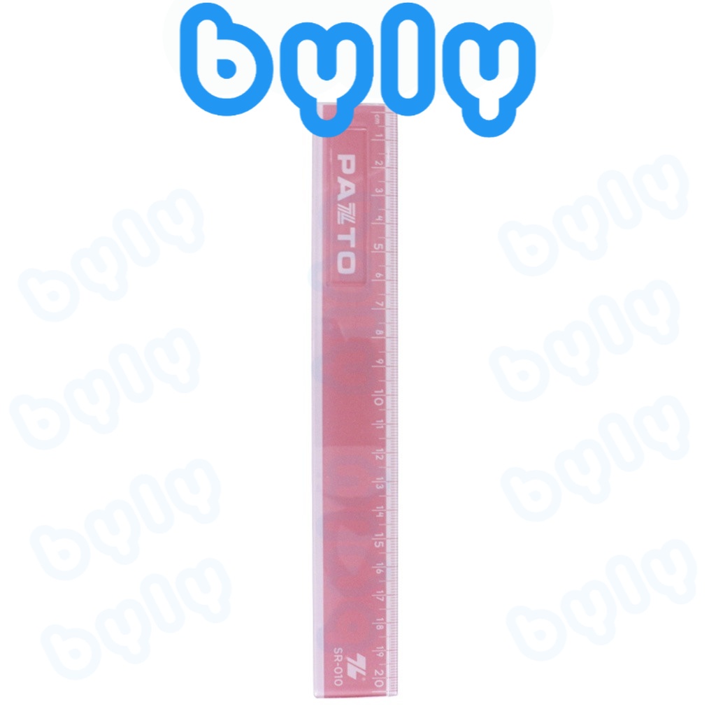 Thước kẻ 20cm tông màu pastel chọn màu 𝑻𝒉𝒊𝒆̂𝒏 𝑳𝒐𝒏𝒈 Pazto SR-010 - ByLy Store