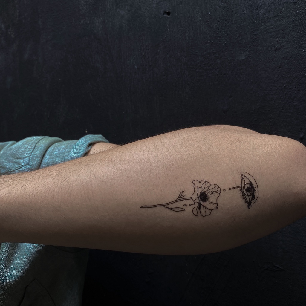 Hình xăm dán tạm thời Tattoodee 7 ngày, xăm trong 1 phút, chống nước 100%