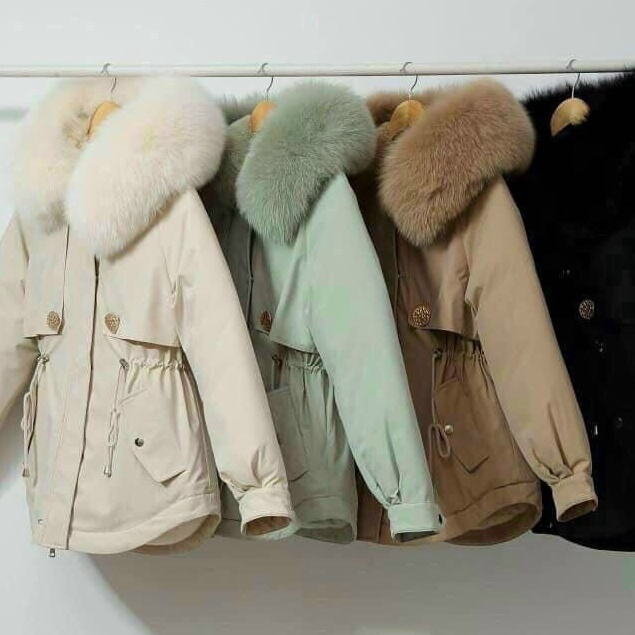 Áo Khoác Nữ, Áo khoác Parka Lót Lông ( Hàng Xả Không Đổi Trả )