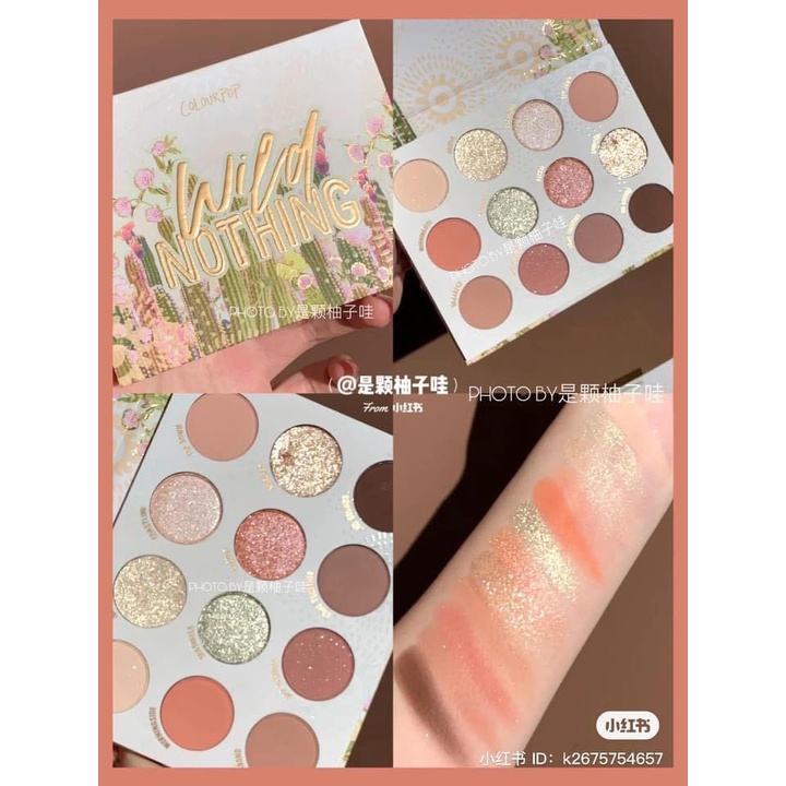 Bảng Phấn Mắt COLOURPOP WILD NOTHING PRESSED POWDER PALETTE