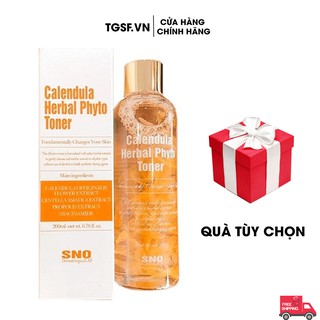 Nước hoa hồng hoa cúc sno calendula herbal phyto hàn quốc 200ml