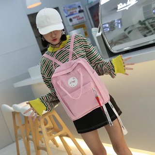 Balo hồng hạc, balo nữ, balo đi học phong cách ulzzang cá tính