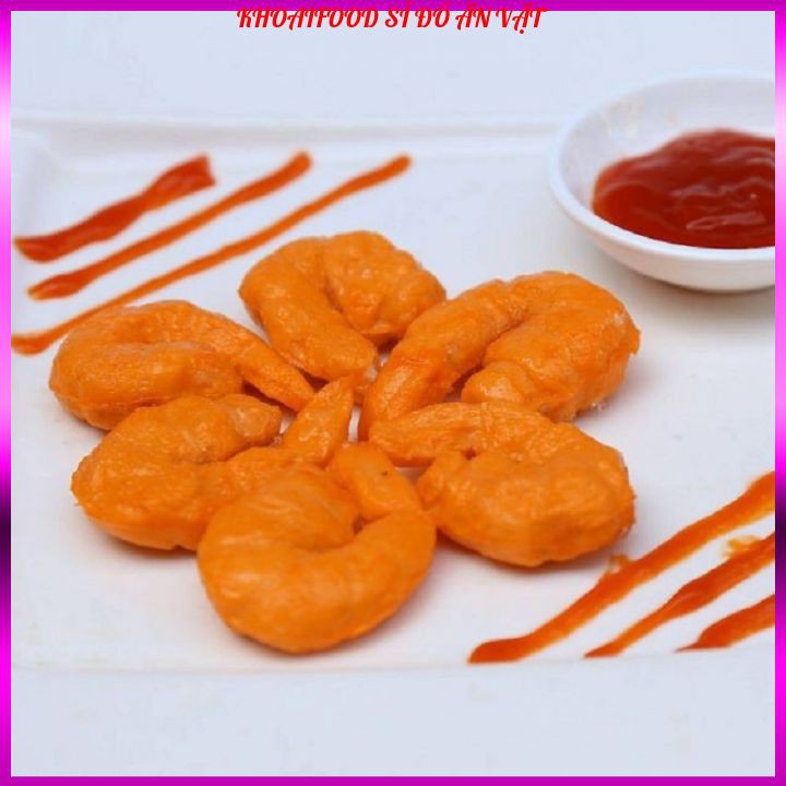 CHẢ TÔM ĐỊNH HÌNH ONGON viên chiên thả lẩu ăn vặt 500g | BigBuy360 - bigbuy360.vn
