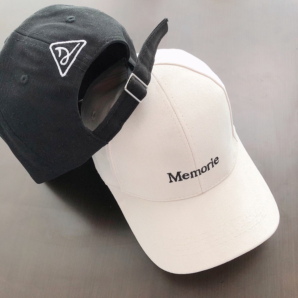 Mũ lưỡi trai nam nữ memorie hàng tỉ mỉ
