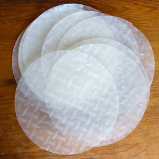 1 tập Bánh đa nem trắng dài 16,5cm