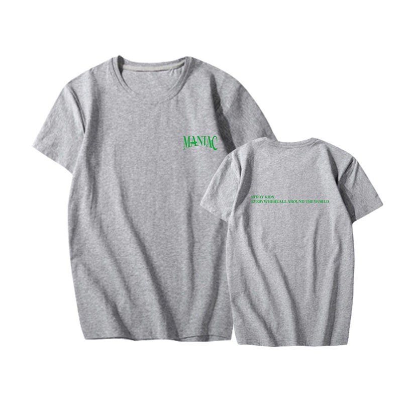 Áo Thun Ngắn Tay Unisex In Hình Kpop Stray Kids MANIA