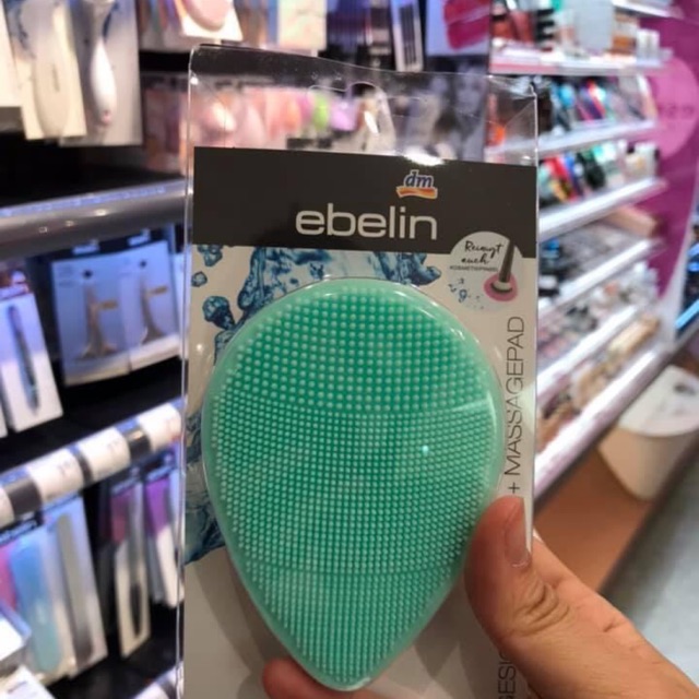 Miếng rửa mặt làm sạch da SILIKON EBELIN