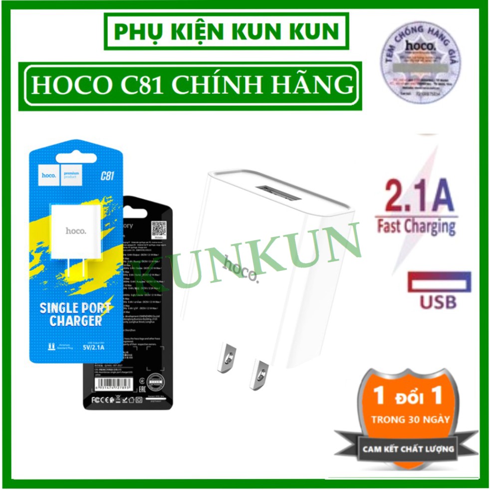 Củ sạc nhanh ip samsung xiaomi chính hãng Borofone BA20 - Cốc cục sạc nhanh cho dòng máy điện thoại