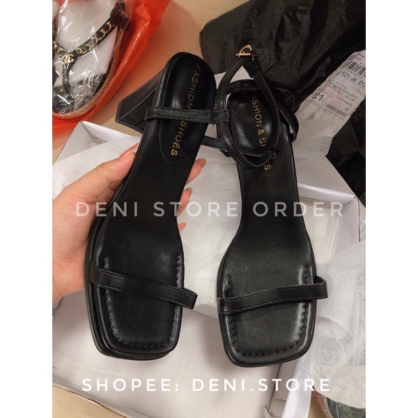 Dép Sandal quai mảnh cài dây - Video + ảnh thật